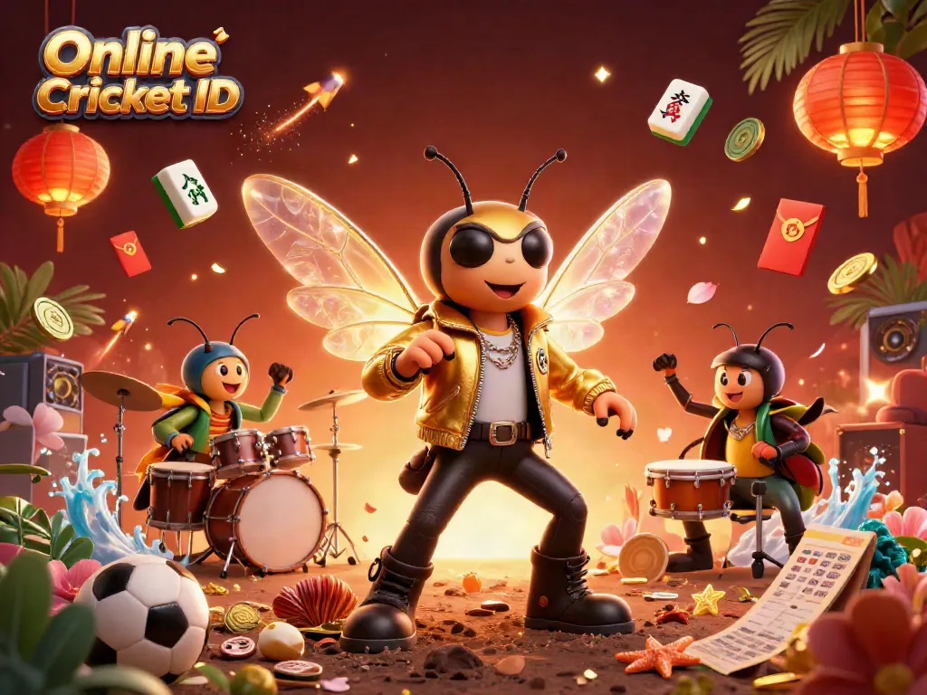Experience thrilling Online Cricket ID gameplay with dynamic scenes of cricket betting action and vibrant visuals.