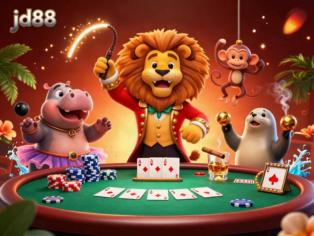 Experience the excitement of jd88 casino with vibrant characters and dynamic gaming elements.