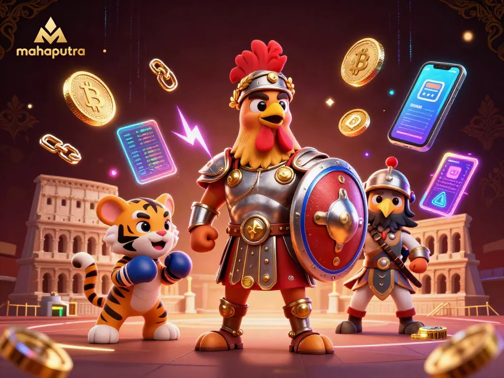 Menangkan permainan di mahaputra dengan kemewahan gladiator ayam dan elemen crypto.