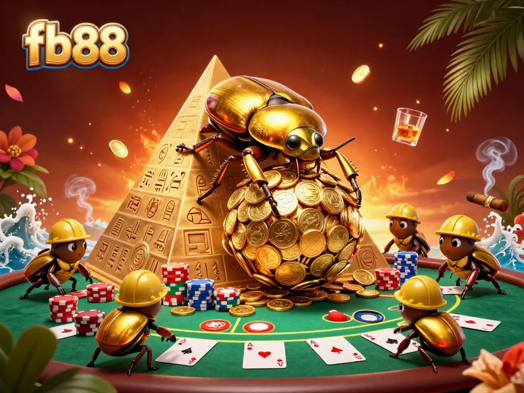 Experience thrilling action at fb88 with unique 3D casino art showcasing vibrant gambling elements.