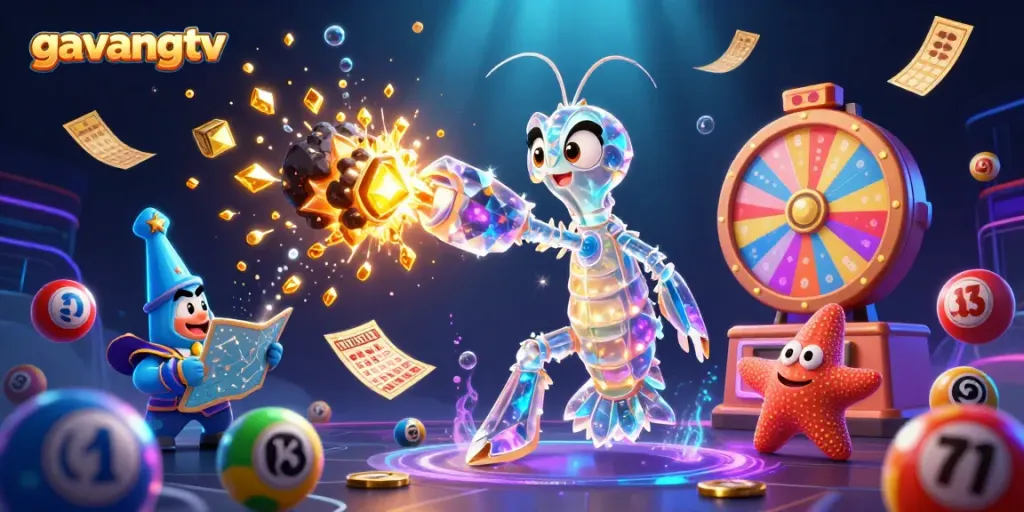 Experience thrilling action with gavangtv's vibrant gaming universe, featuring galactic characters and dynamic elements.