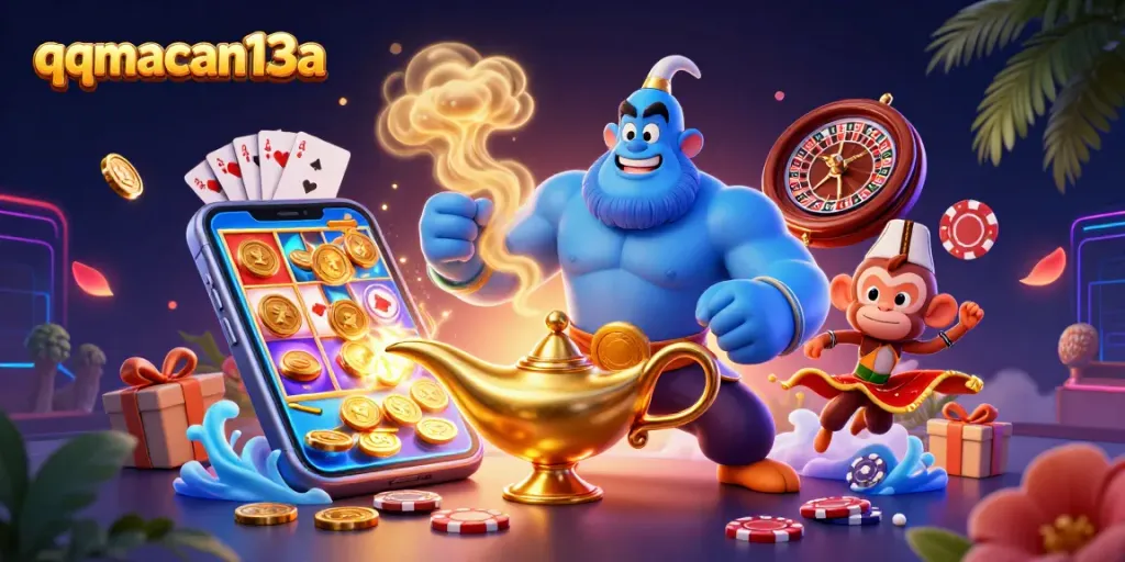 Spin and win big with qqmacan13a's vibrant slot games featuring animated characters and dazzling visuals!