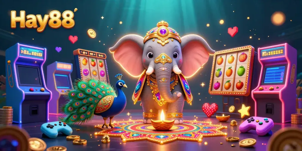 Experience thrilling gameplay at Hay88 with vibrant slot themes and dynamic 3D characters.