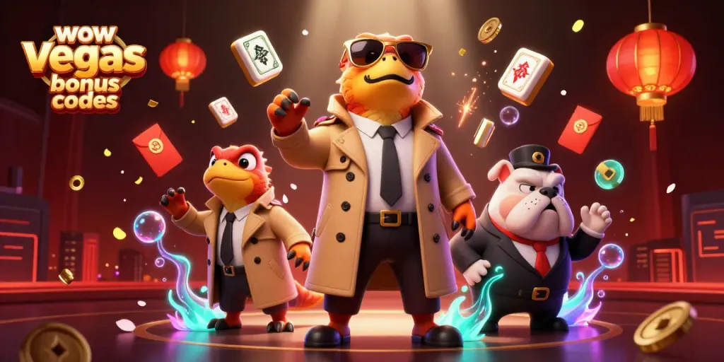 Experience the thrill of winning with WOW Vegas bonus codes and vibrant casino elements.
