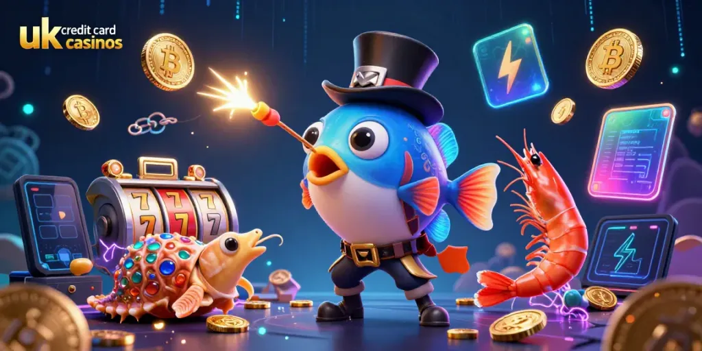 Attract more golden coins at uk credit card casinos with anglerfish, shrimp, and sea snail.