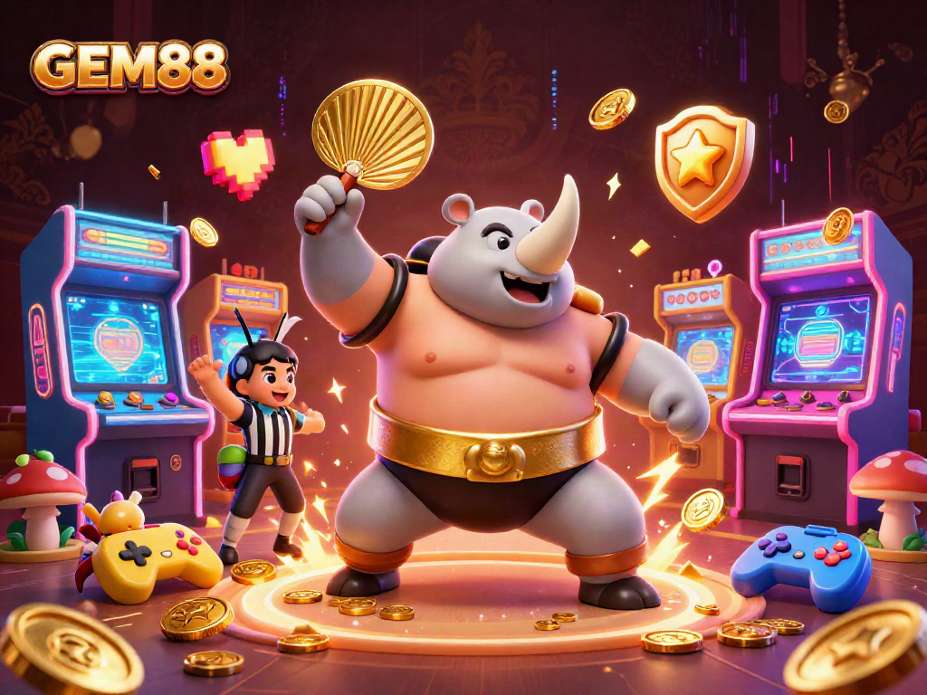 Experience the colorful excitement of GEM88, where gameplay meets vibrant casino action.