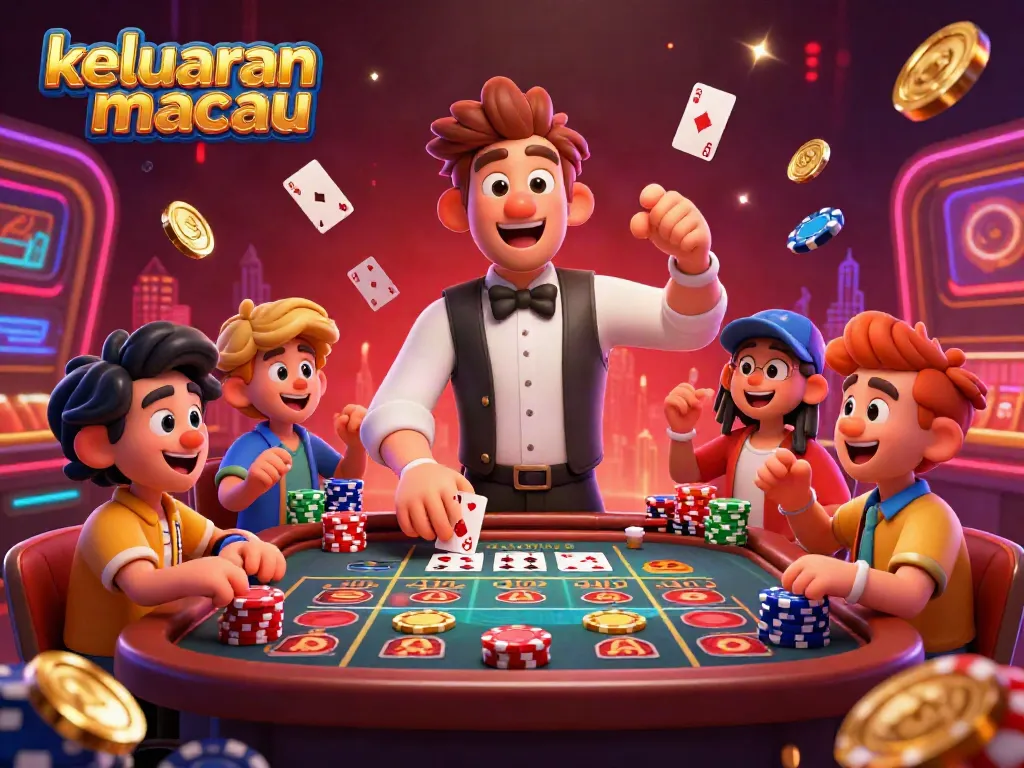 Keluaran macau menampilkan dealer permainan yang dinamis dan pemain antusias dengan suasana kasino yang hidup dan menarik.