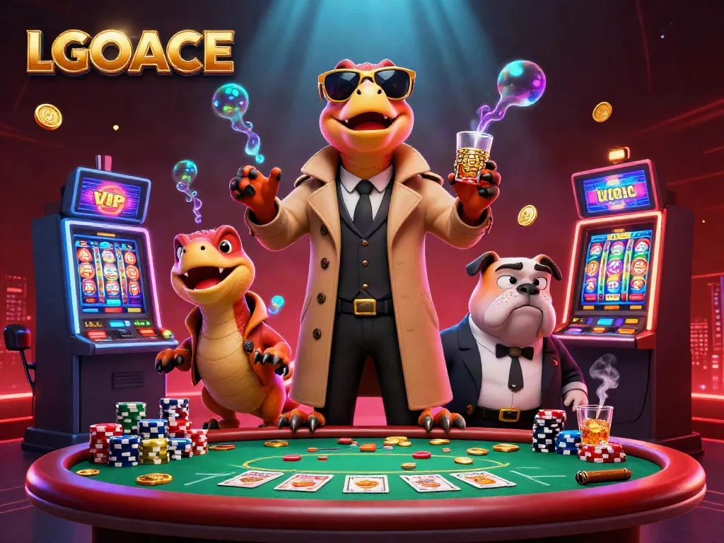Watch LGOACE raptors in a trench coat as they attempt to enter a VIP casino lounge.