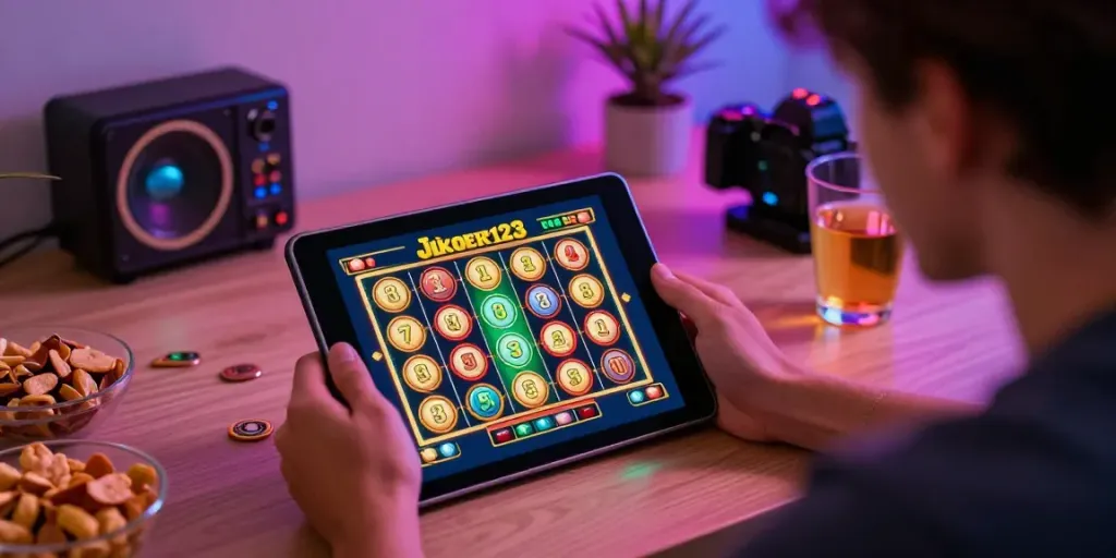 เล่นเกมสล็อตออนไลน์ joker123-slots.org/ ที่บ้านในบรรยากาศทันสมัย