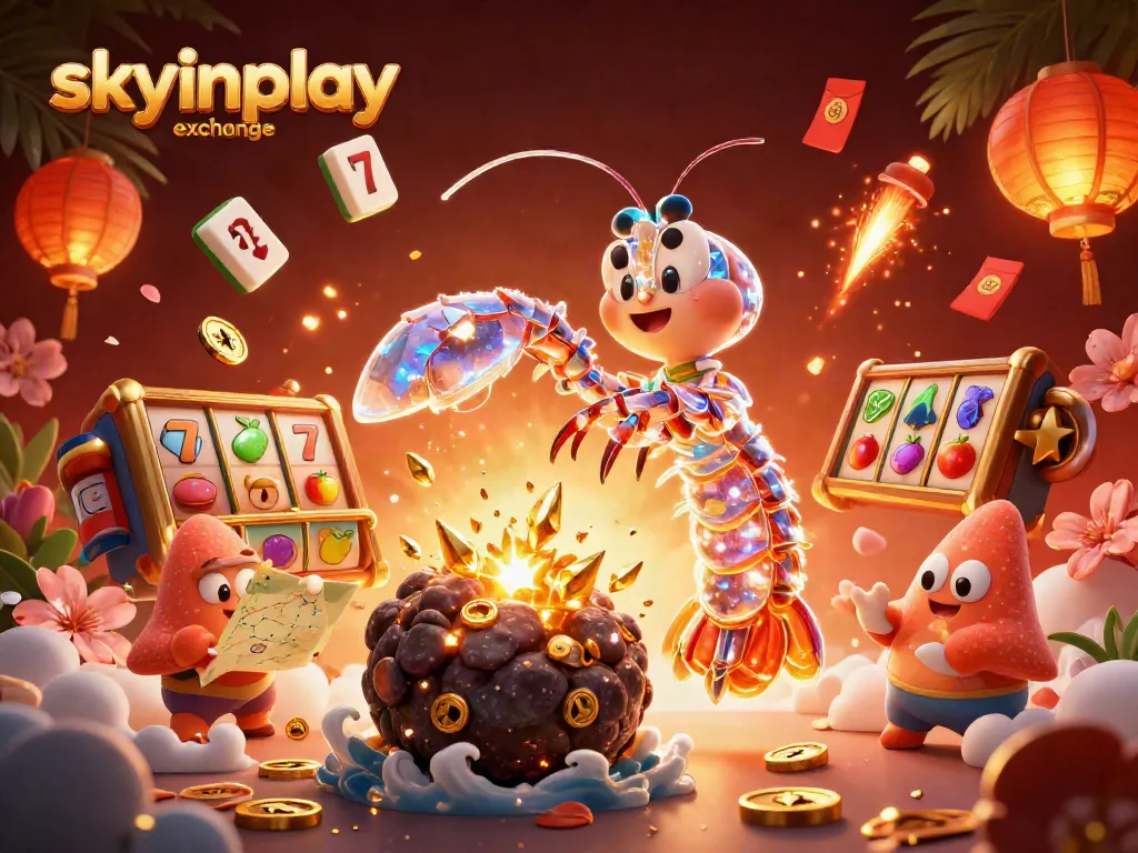 Experience thrilling action in the skyinplay exchange as characters engage in a vibrant casino adventure.